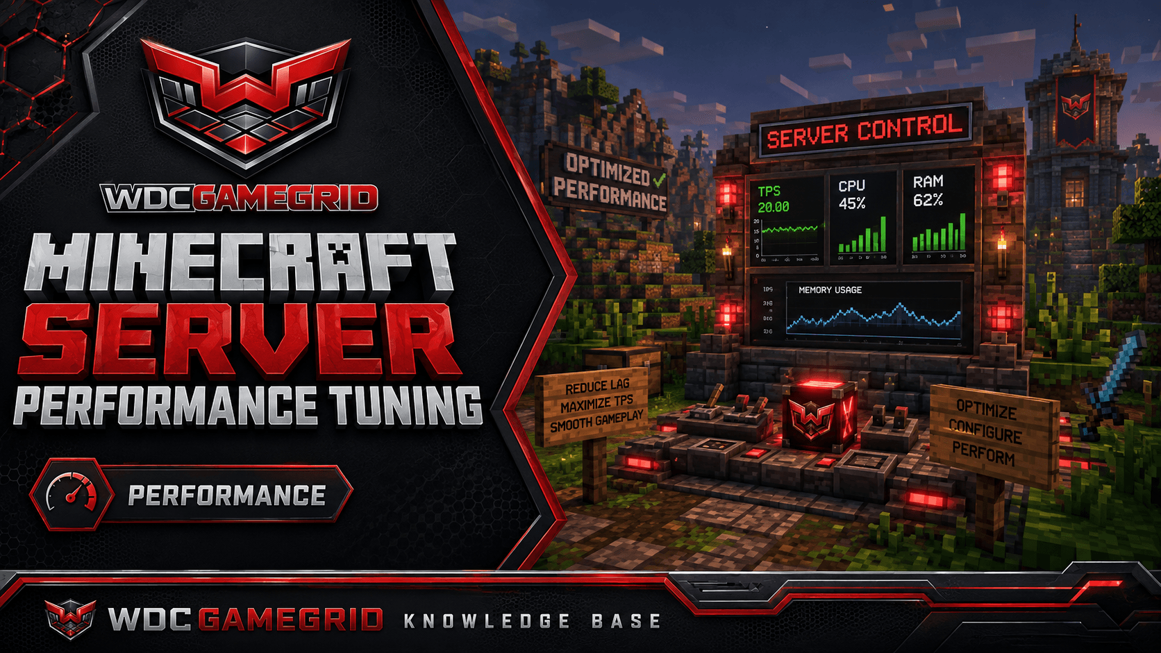 Minecraft Server Performance Tuning - visual guide