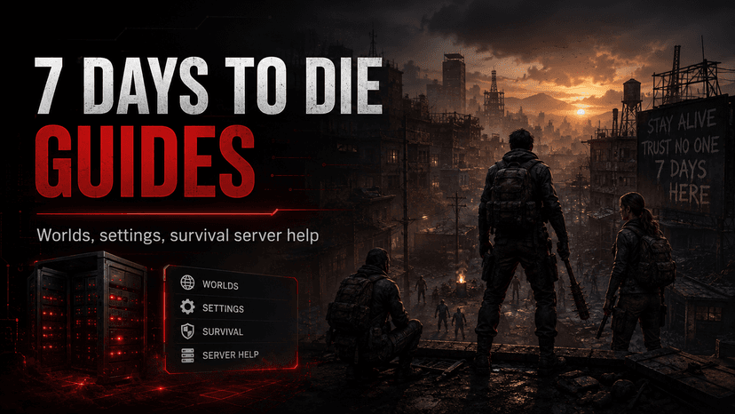 7 Days to Die server hosting guides