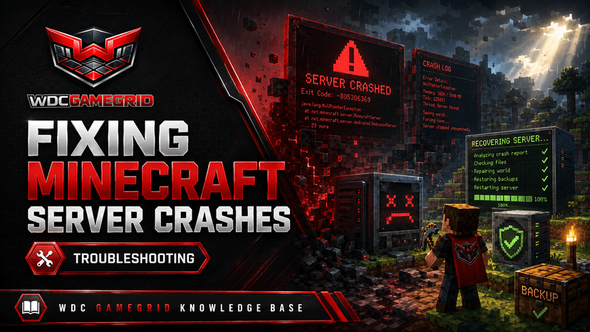 Fixing Minecraft Server Crashes - visual guide