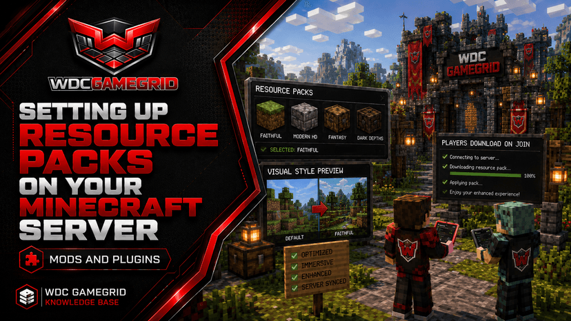 Setting Up Resource Packs on Your Minecraft Server - visual guide