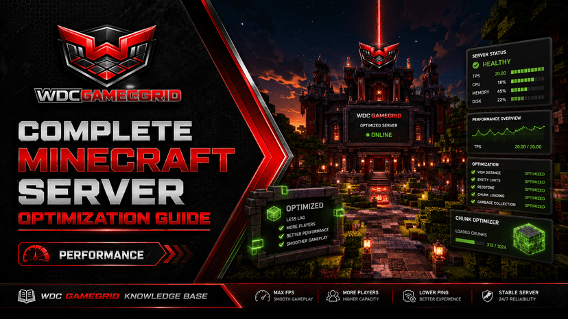 Minecraft Server Performance & Optimization Guide - visual guide
