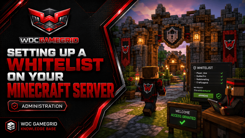 Setting Up a Whitelist on Your Minecraft Server - visual guide