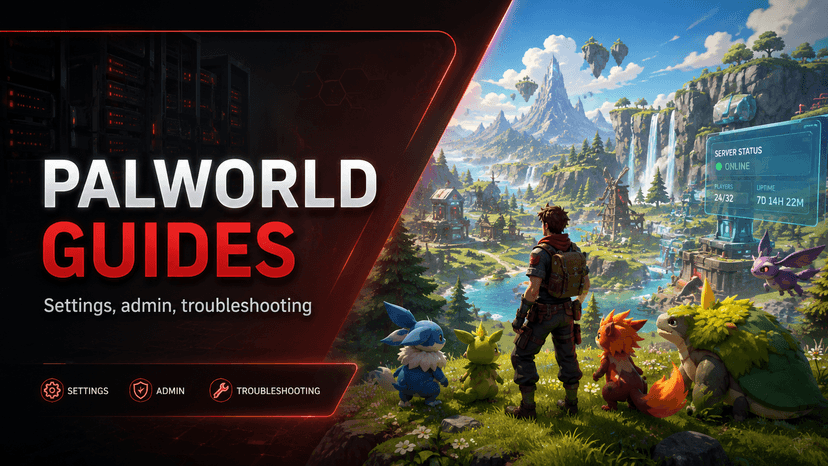 Palworld server hosting guides