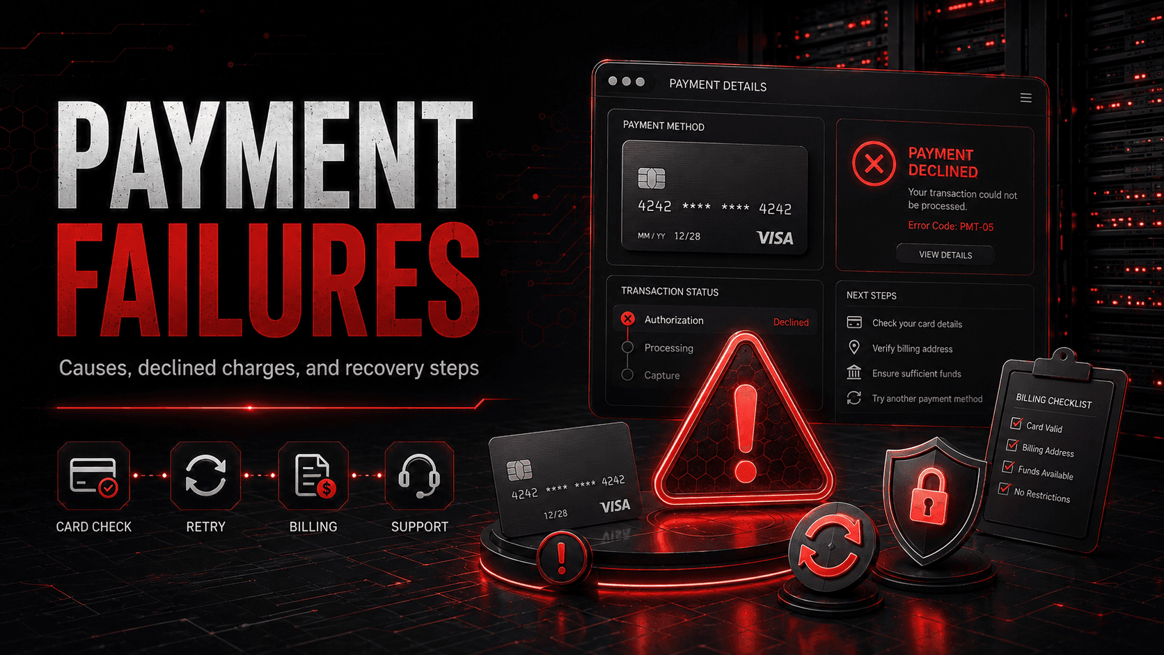 Payment Failures: Causes and Solutions - visual guide