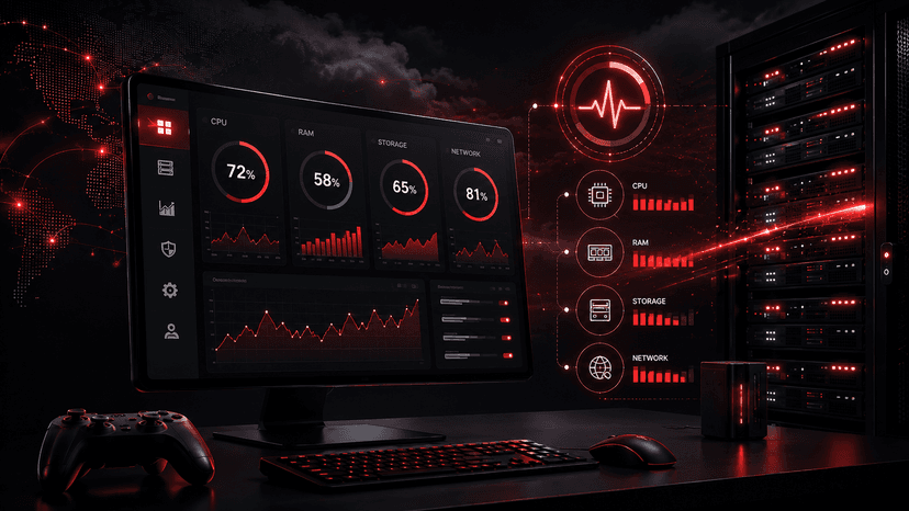 Live Resource Usage Monitor - Real-Time Metrics - visual guide