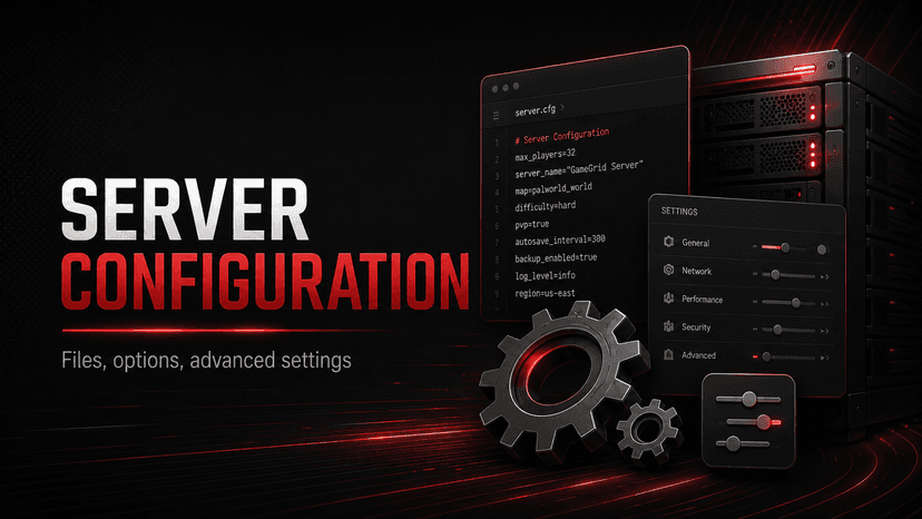 Configuring Server Settings - visual guide